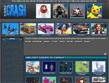 Tablet Screenshot of gamecrash.com